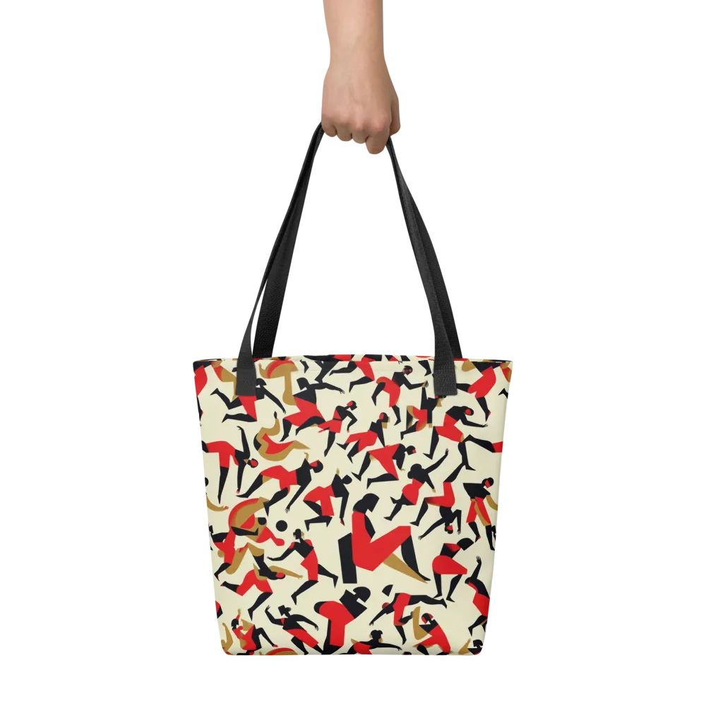 Vermilion Motion on Tote Bag — Front