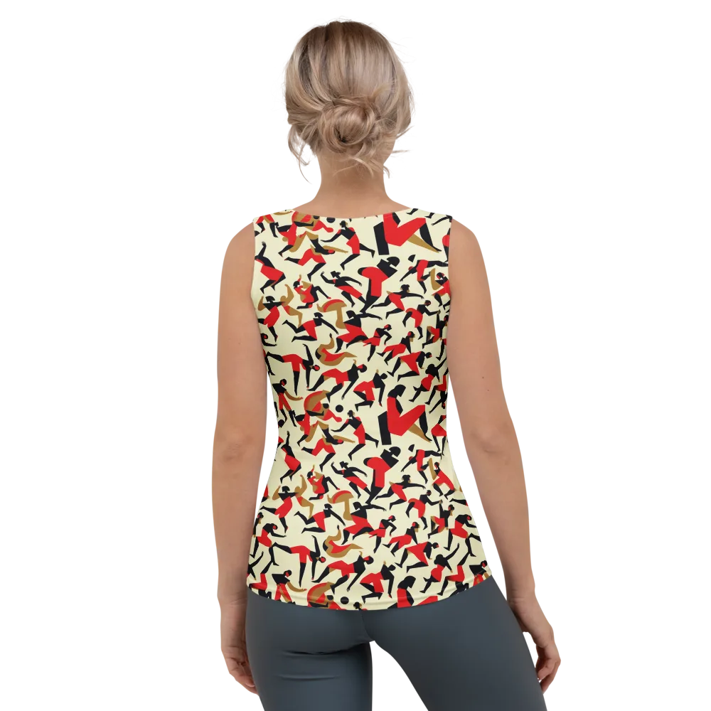 Vermilion Motion on Women's Tank Top — Back