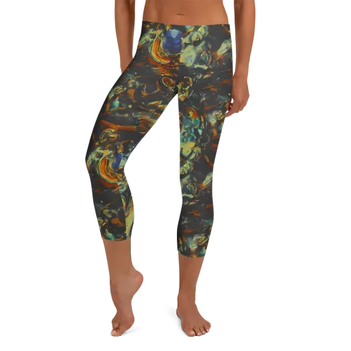 Menzel's Maelstrom on a Capri Leggings