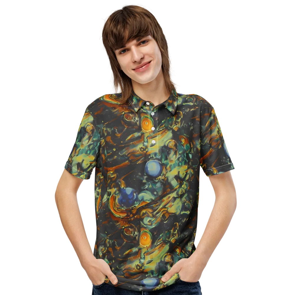 Menzel's Maelstrom on Men's Slim Fit Polo Shirt — Front