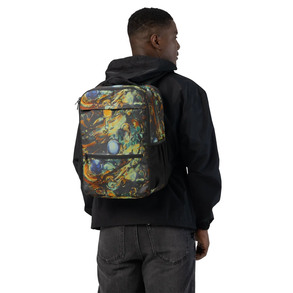 Menzel's Maelstrom on Utility Backpack — Back