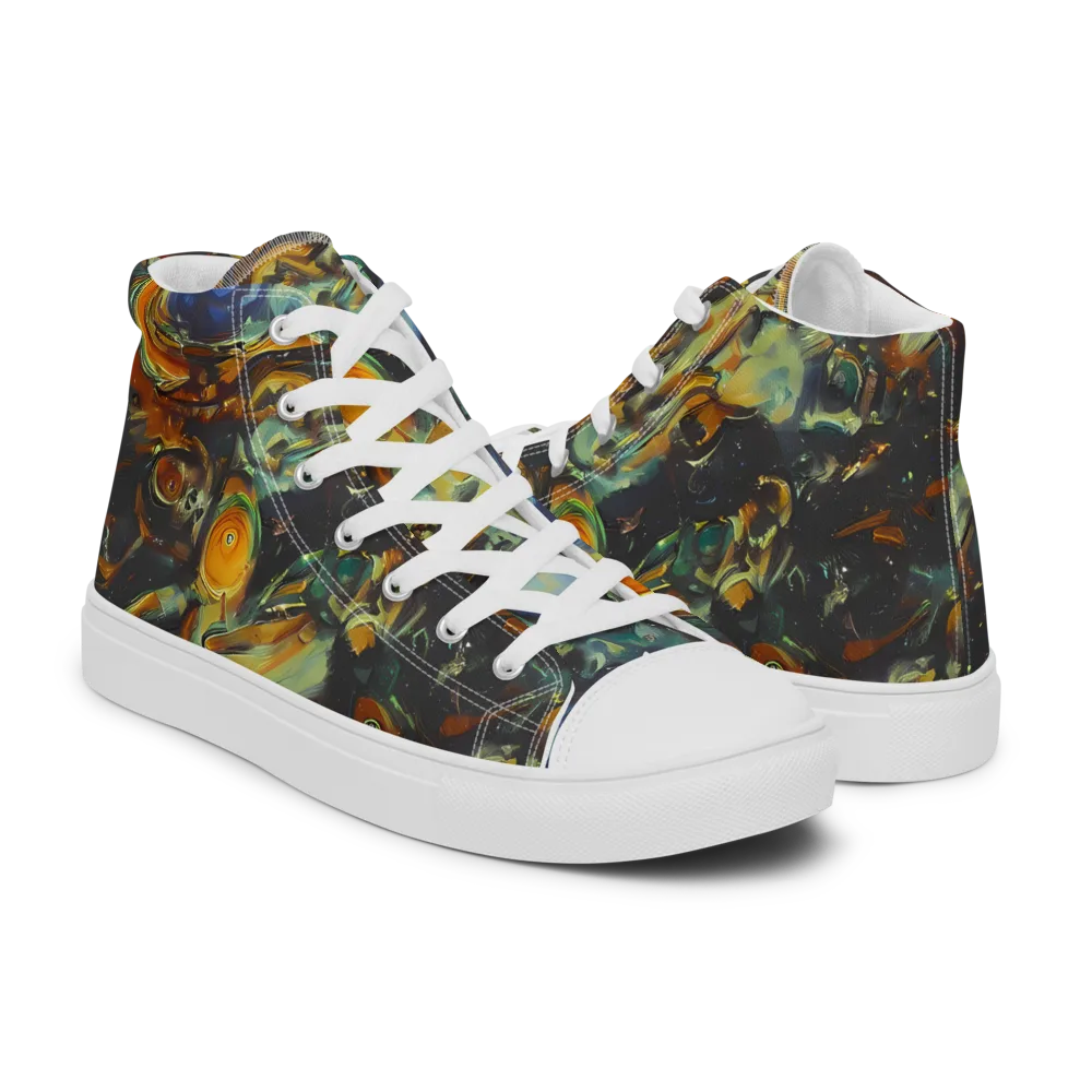 Menzel's Maelstrom on Men's High Top Canvas Shoes — Right