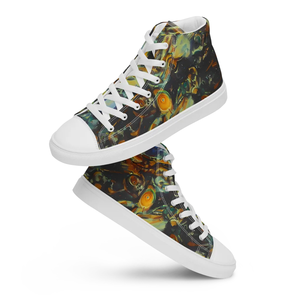 Menzel's Maelstrom on Men's High Top Canvas Shoes — Front