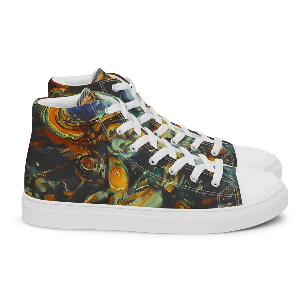 Menzel's Maelstrom on Women's High Top Canvas Shoes — Right