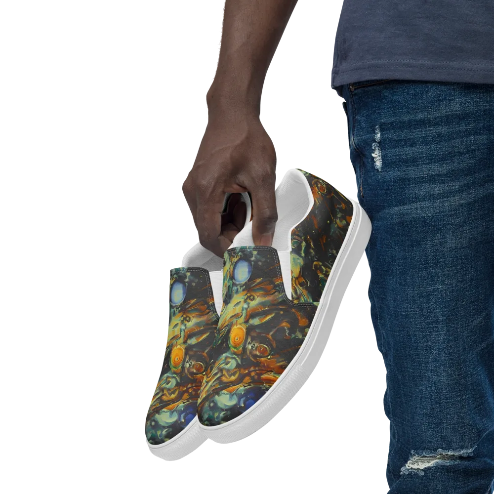 Menzel's Maelstrom on Men's Slip-On Canvas Shoes — Left Front
