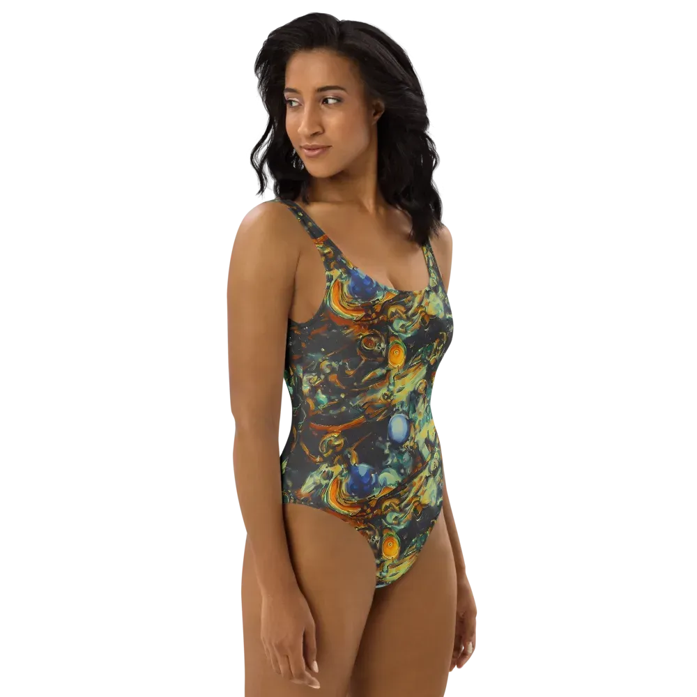 Menzel's Maelstrom on One-Piece Swimsuit — Right
