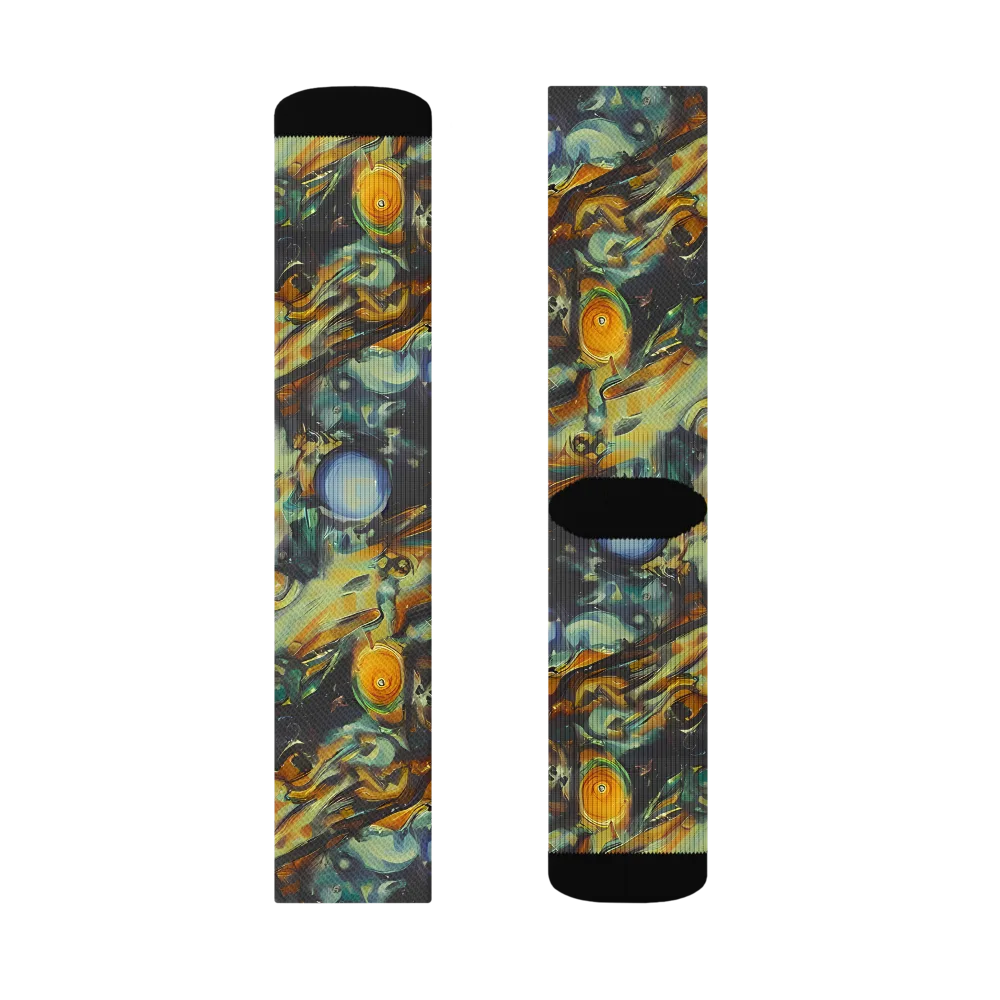 Menzel's Maelstrom on Socks — Left Sock