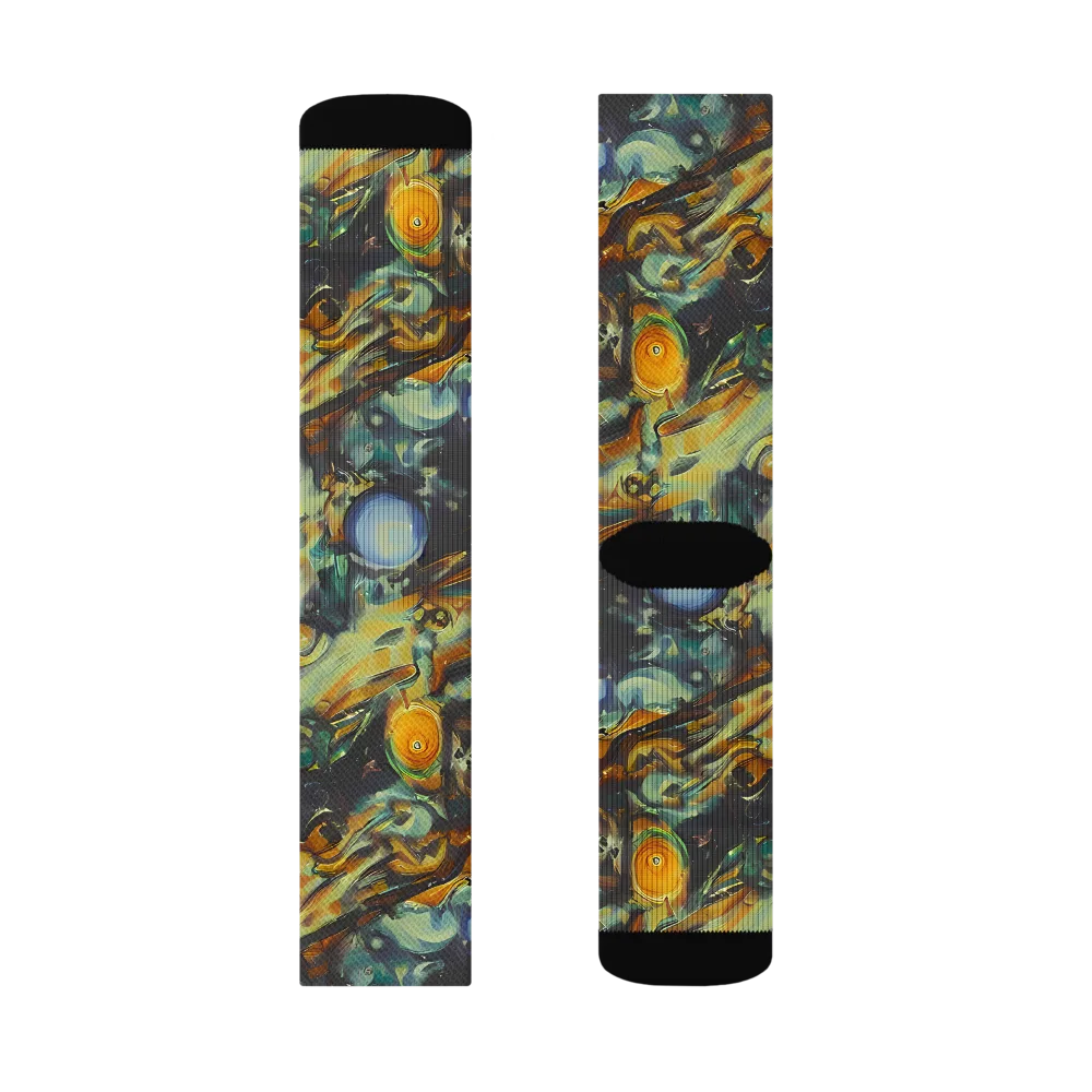 Menzel's Maelstrom on Socks — Right Sock