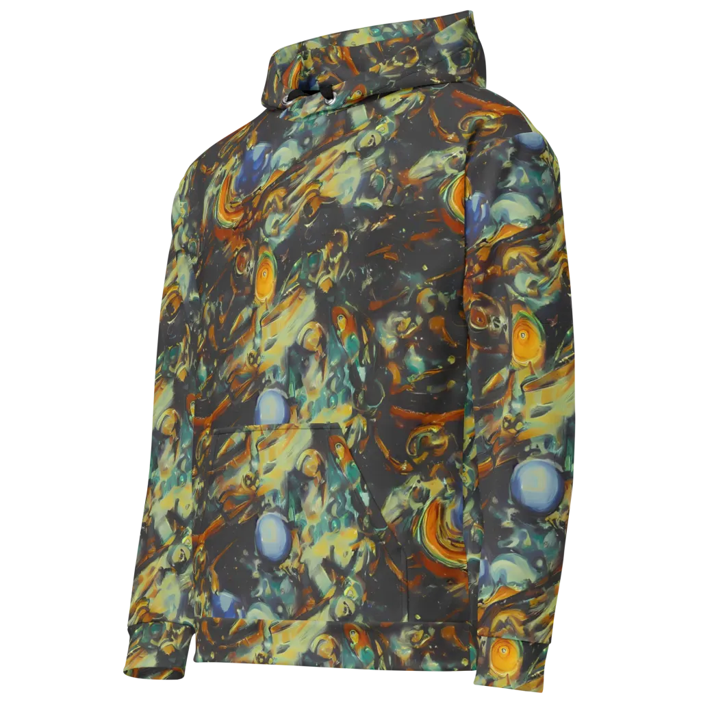Menzel's Maelstrom on Cotton Hoodie — Left Front