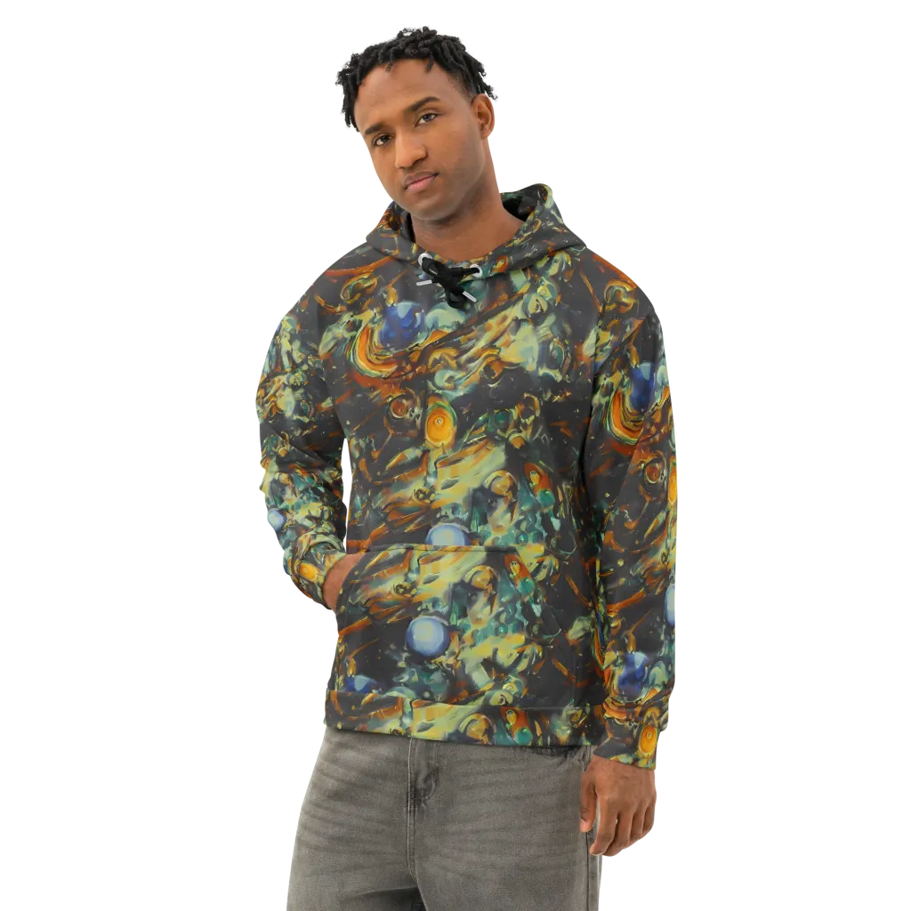 Menzel's Maelstrom on Cotton Hoodie — Left Front