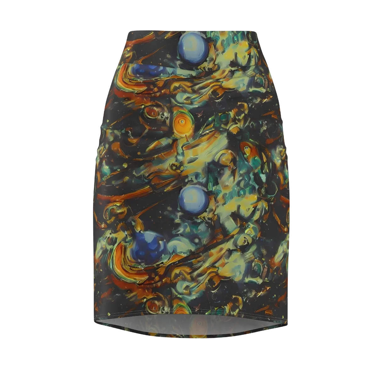 Menzel's Maelstrom on Pencil Skirt — Front