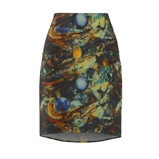 Menzel's Maelstrom on a Pencil Skirt
