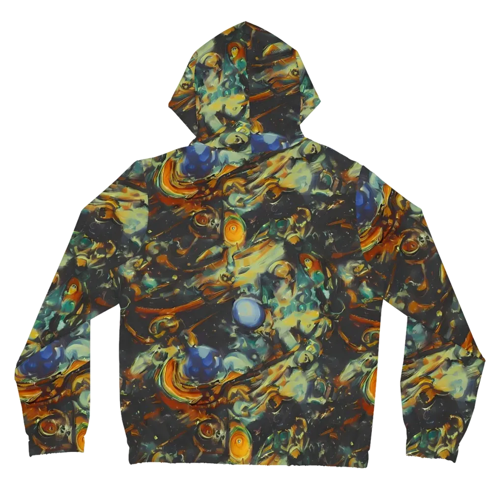 Menzel's Maelstrom on Women's Full-Zip Hoodie — Back