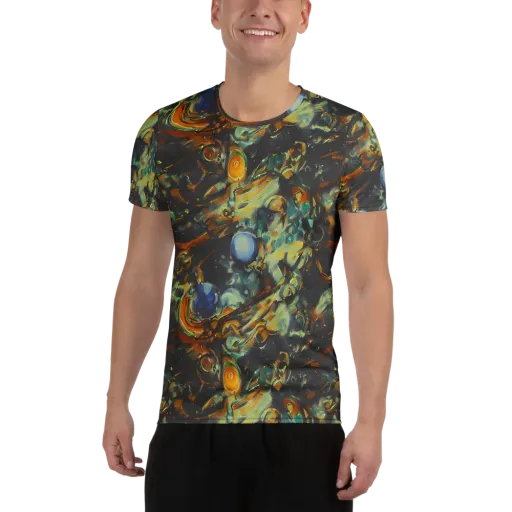 Menzel's Maelstrom on a Men's Athletic T-Shirt