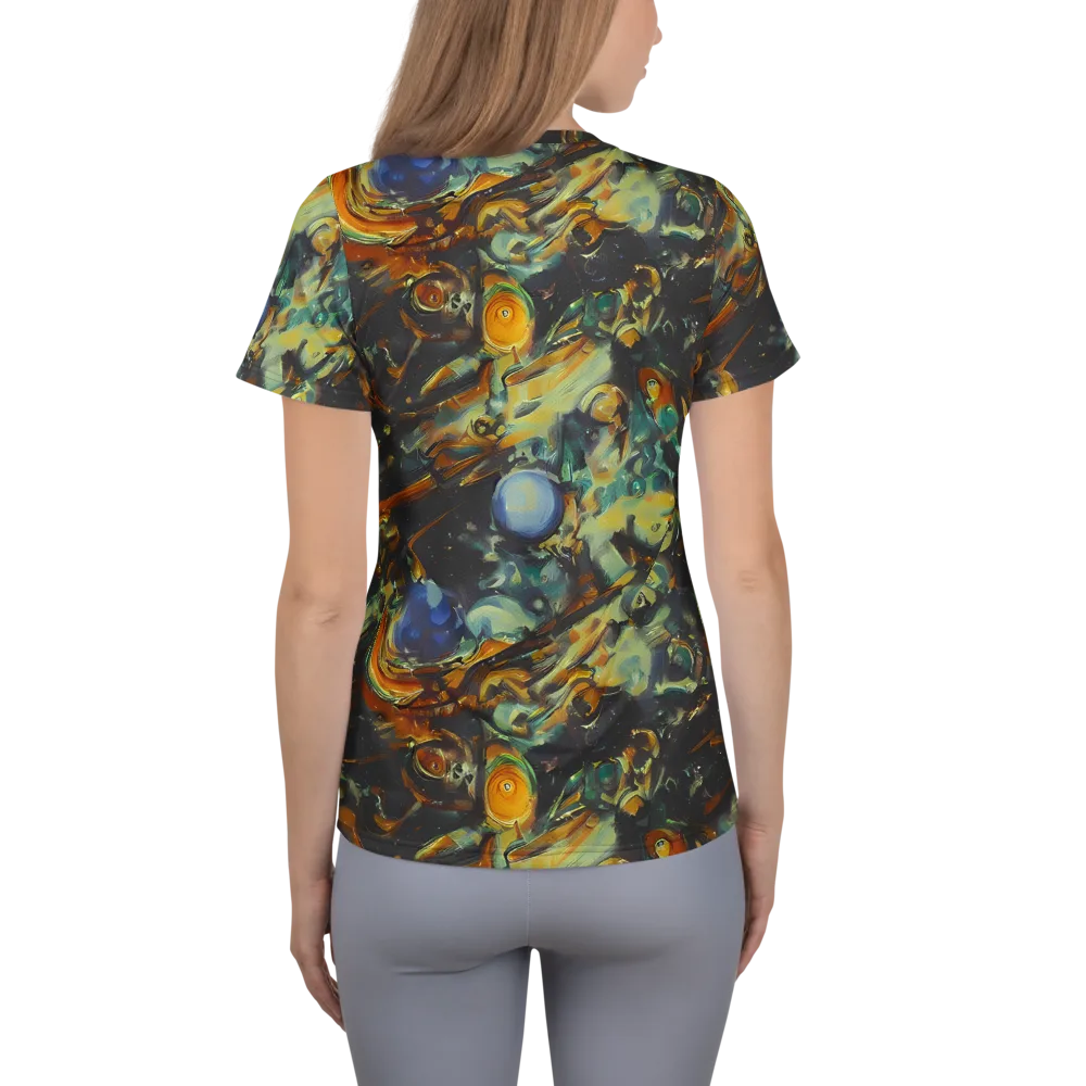 Menzel's Maelstrom on Women's Athletic T-Shirt — Back