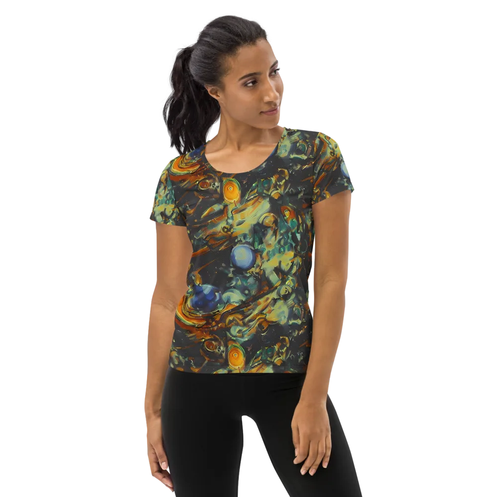 Menzel's Maelstrom on Women's Athletic T-Shirt — Front