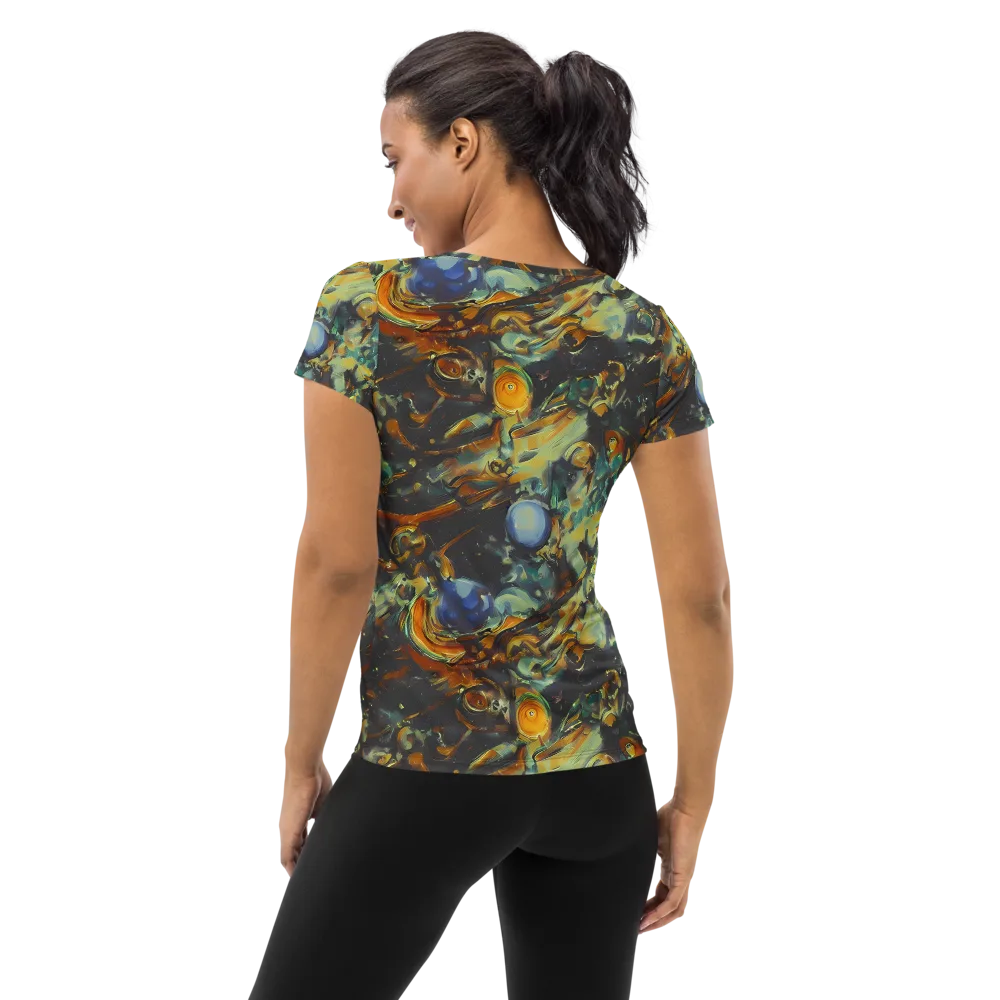 Menzel's Maelstrom on Women's Athletic T-Shirt — Back