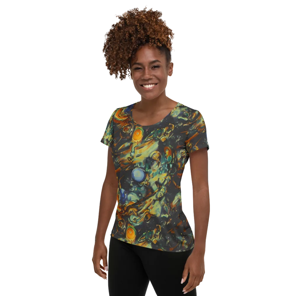Menzel's Maelstrom on Women's Athletic T-Shirt — Left