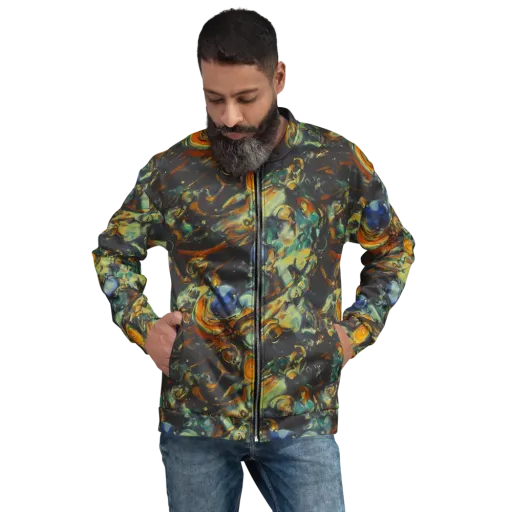 Menzel's Maelstrom on a Bomber Jacket