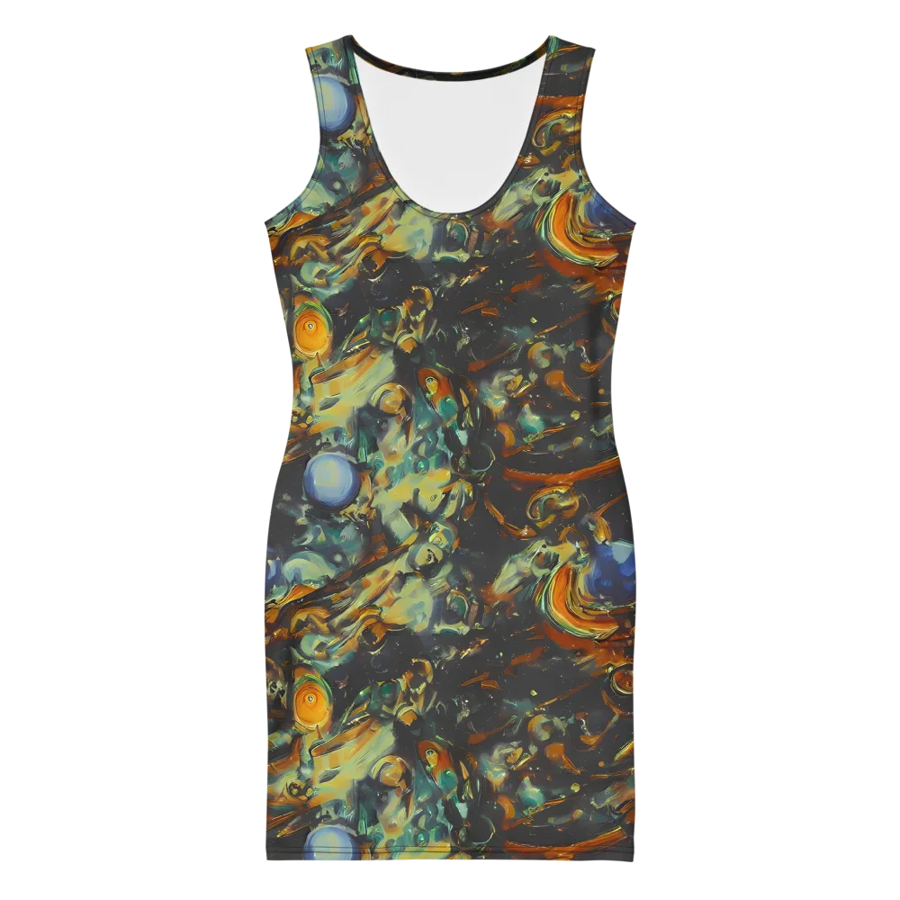 Menzel's Maelstrom on Bodycon Dress — Front
