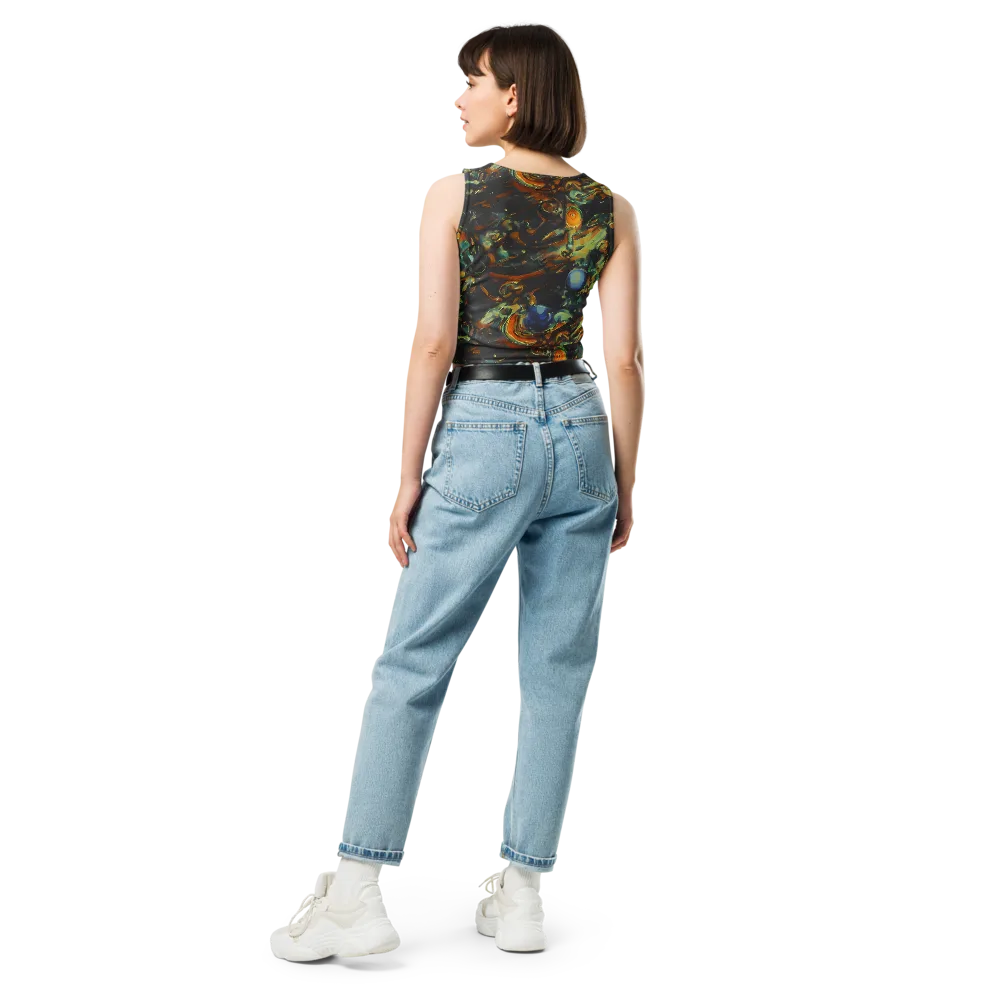 Menzel's Maelstrom on Crop Top — Back
