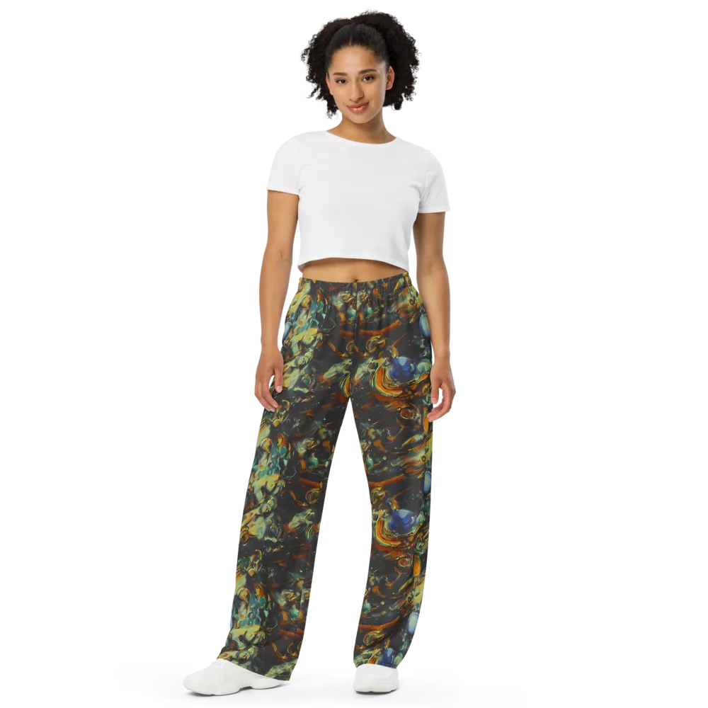 Menzel's Maelstrom on Wide-Leg Pants — Front