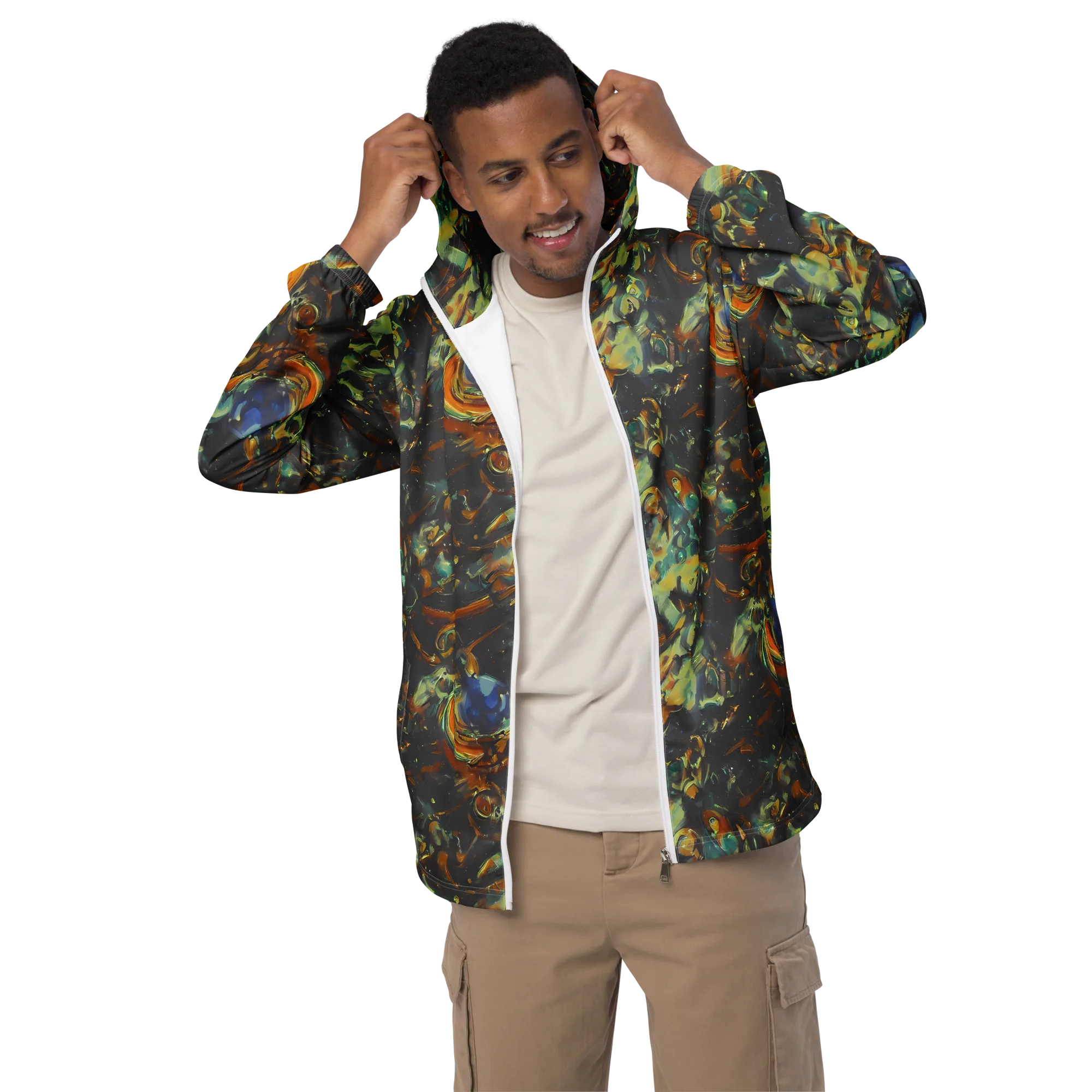 Menzel's Maelstrom on Men's Windbreaker — Front