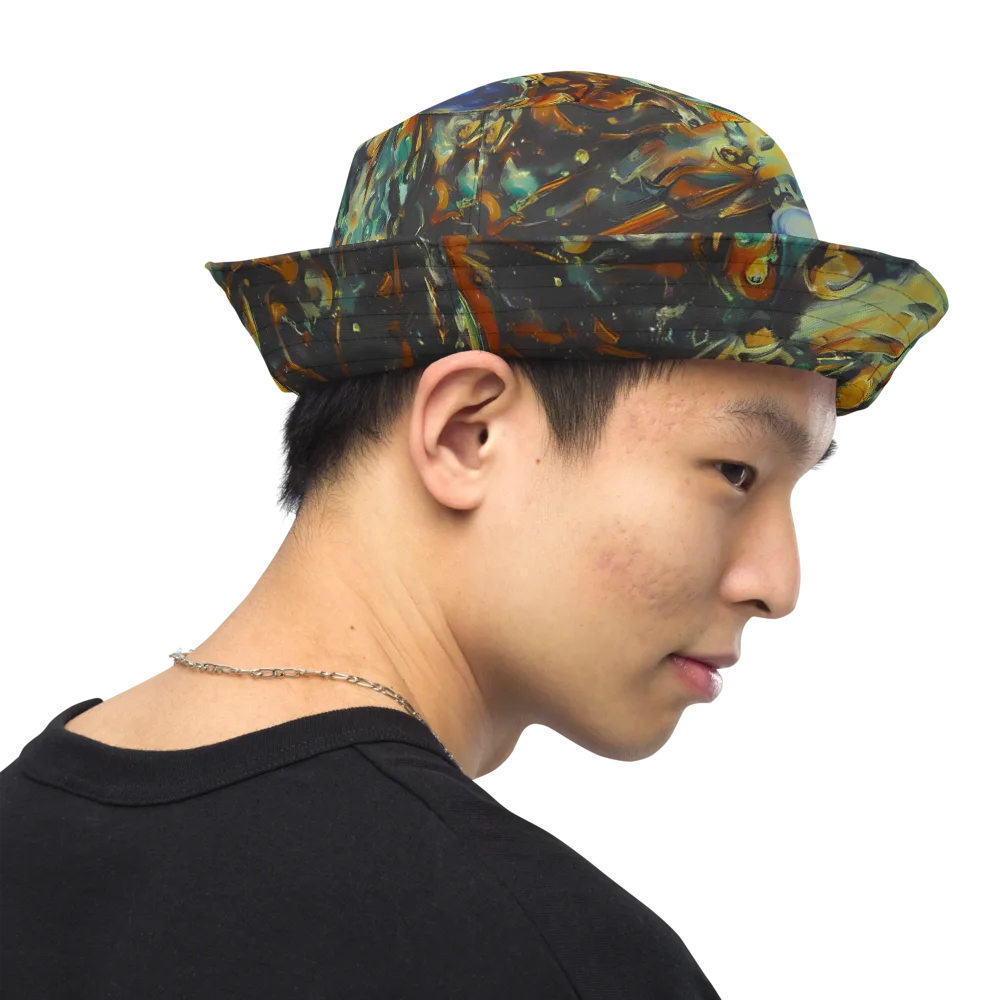 Menzel's Maelstrom on Reversible Bucket Hat — Right Outside