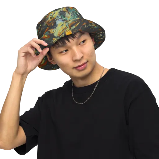 Menzel's Maelstrom on a Reversible Bucket Hat