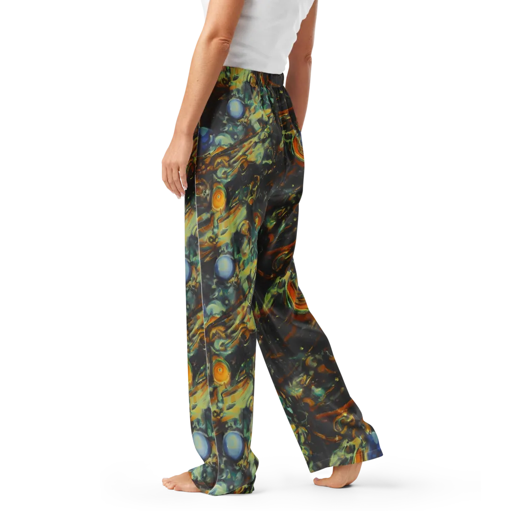 Menzel's Maelstrom on Women's Pajama Pants — Left