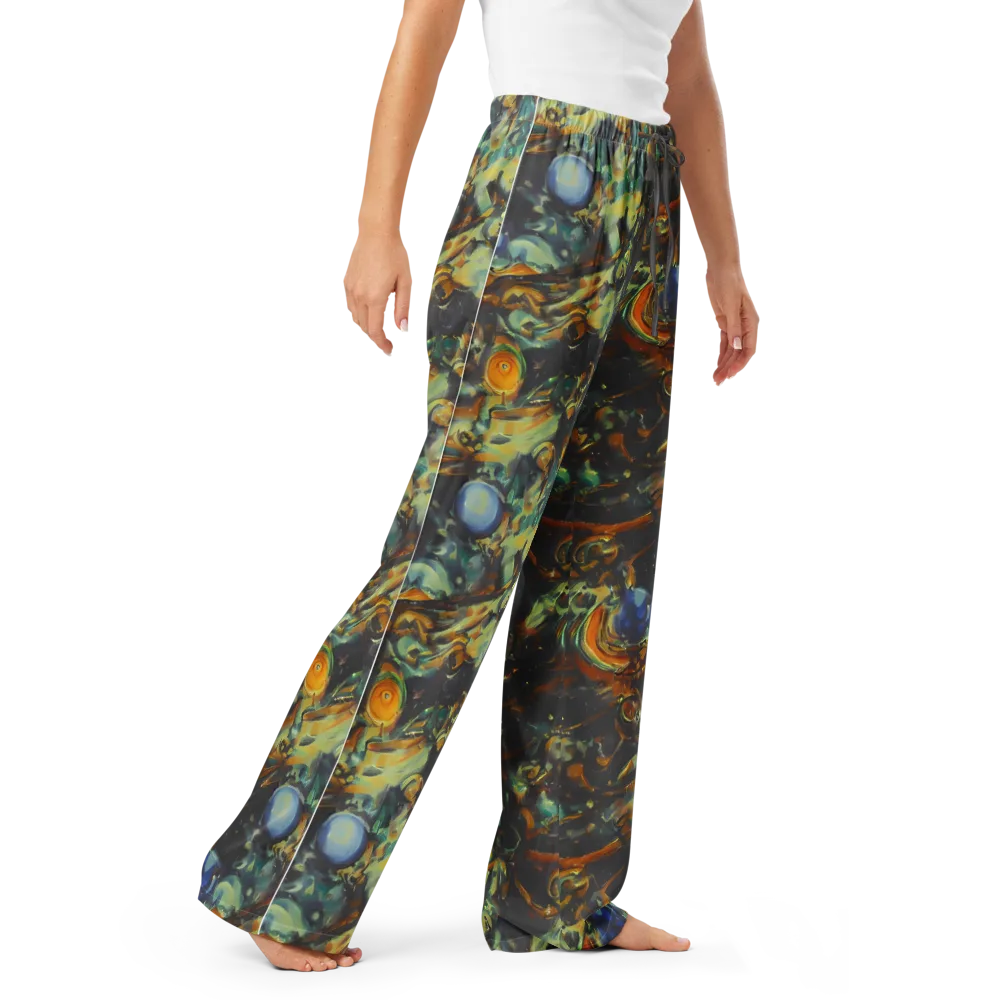 Menzel's Maelstrom on Women's Pajama Pants — Right Front