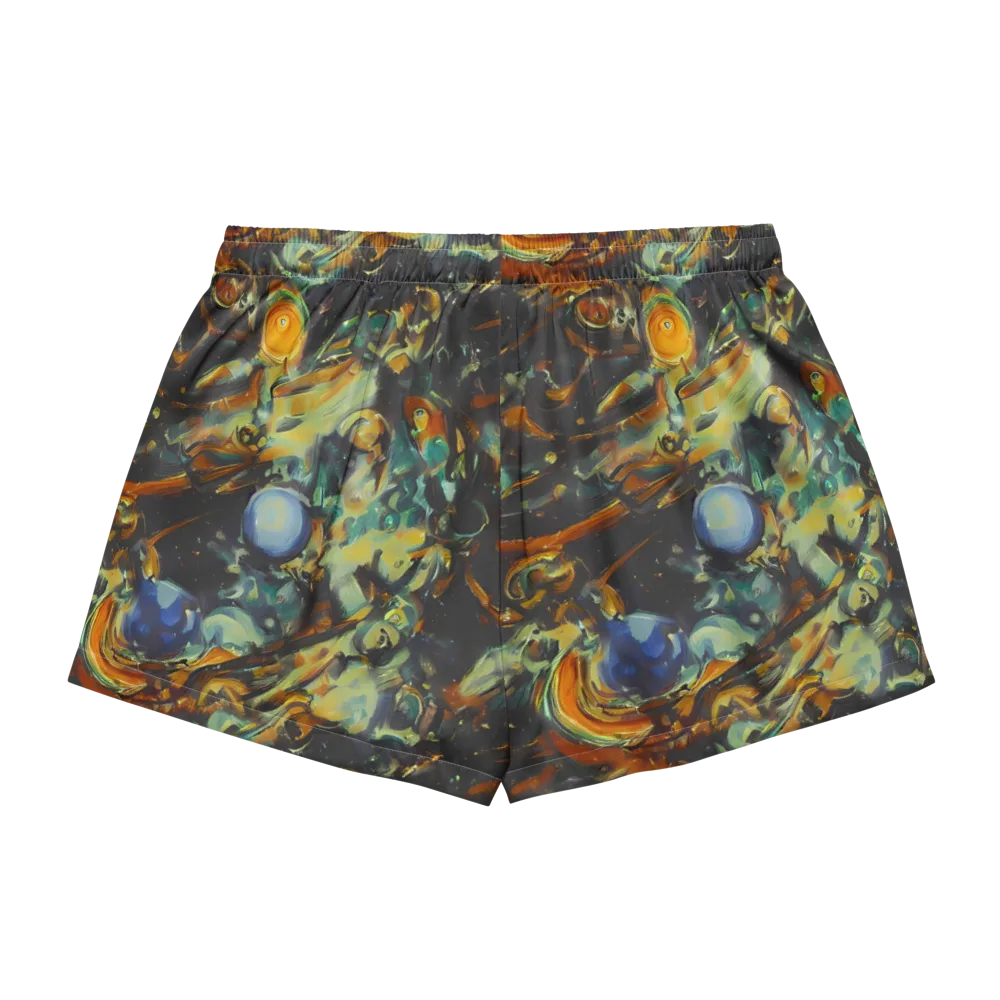 Menzel's Maelstrom on Women's Pajama Shorts — Back