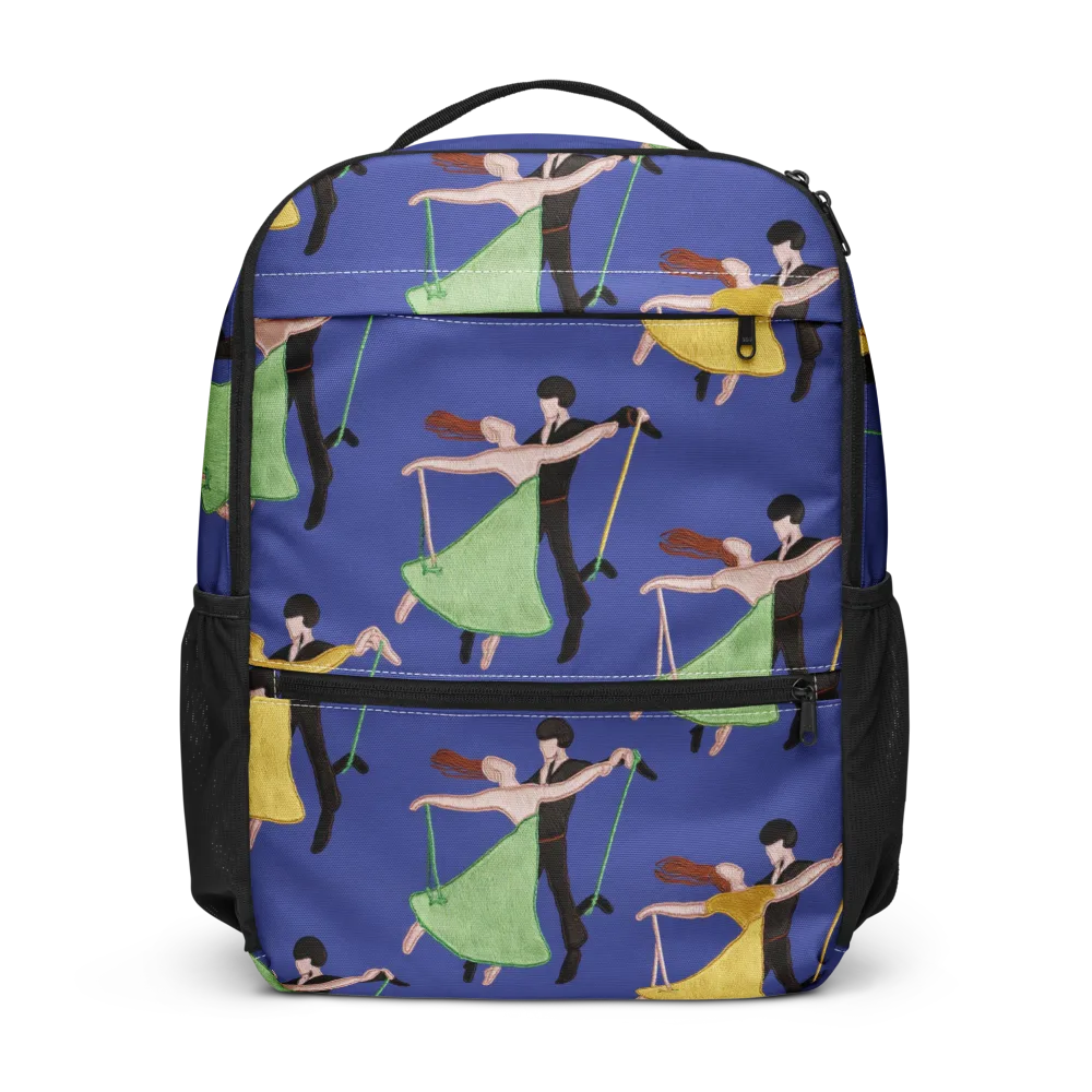 Swingtime Silhouettes on Utility Backpack — Front