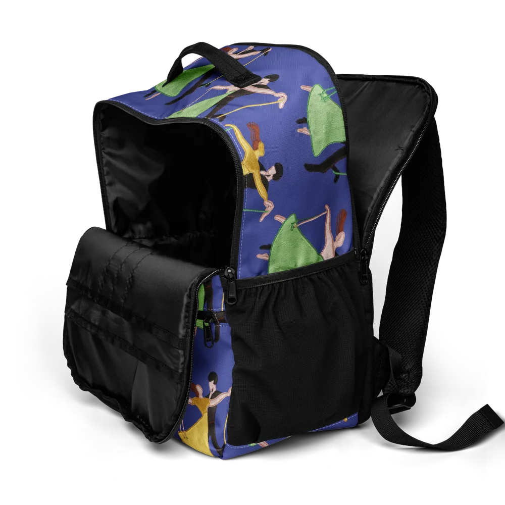 Swingtime Silhouettes on Utility Backpack — Product details 2