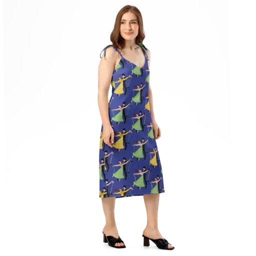 Swingtime Silhouettes on a Slip Dress