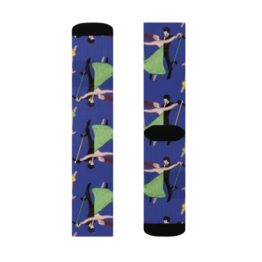 Swingtime Silhouettes on a Socks