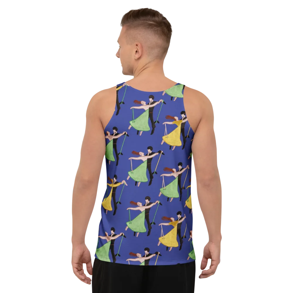 Swingtime Silhouettes on Men's Tank Top — Back