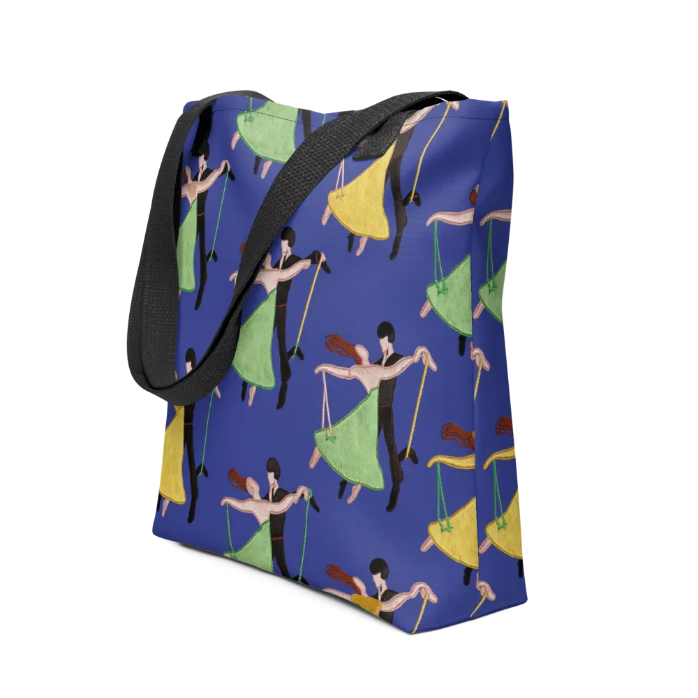 Swingtime Silhouettes on Tote Bag — Front