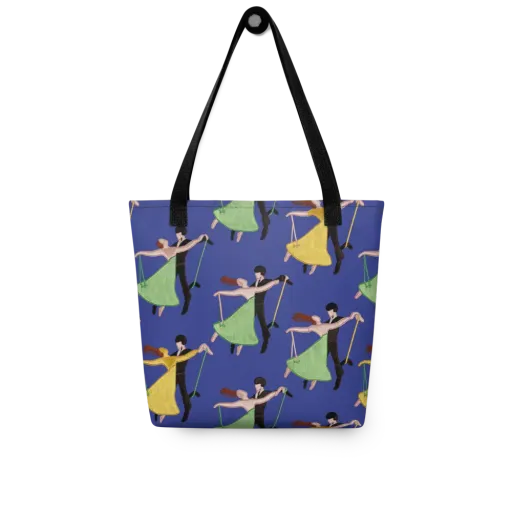 Swingtime Silhouettes on a Tote Bag