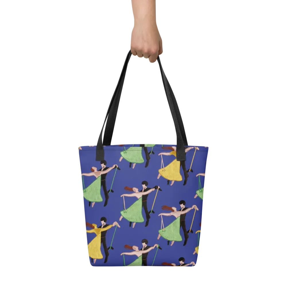 Swingtime Silhouettes on Tote Bag — Front