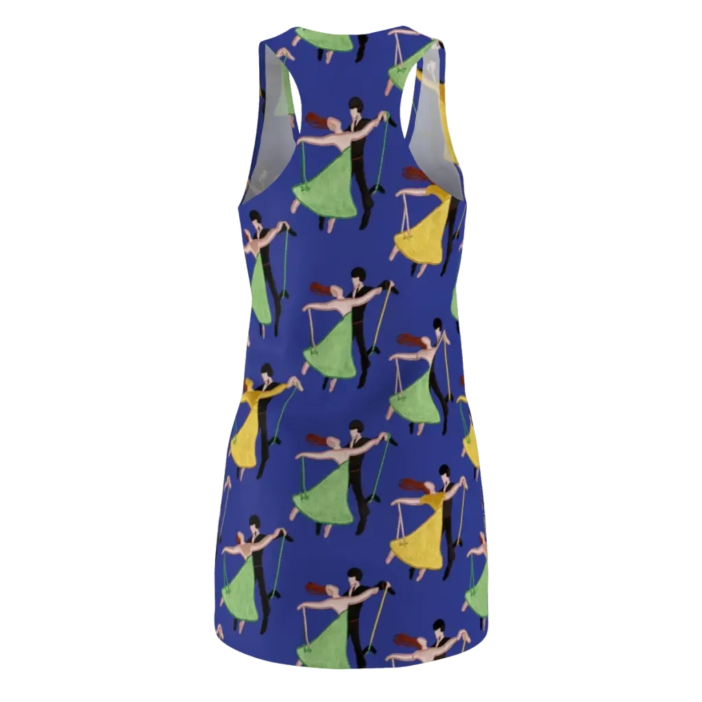 Swingtime Silhouettes on Racerback Dress — Back
