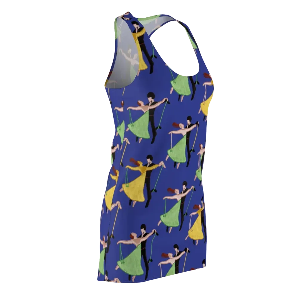 Swingtime Silhouettes on Racerback Dress — Front Side