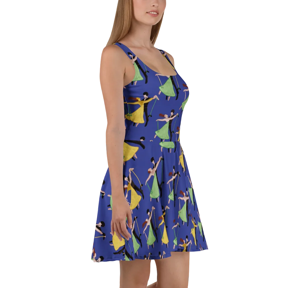 Swingtime Silhouettes on Skater Dress — Right