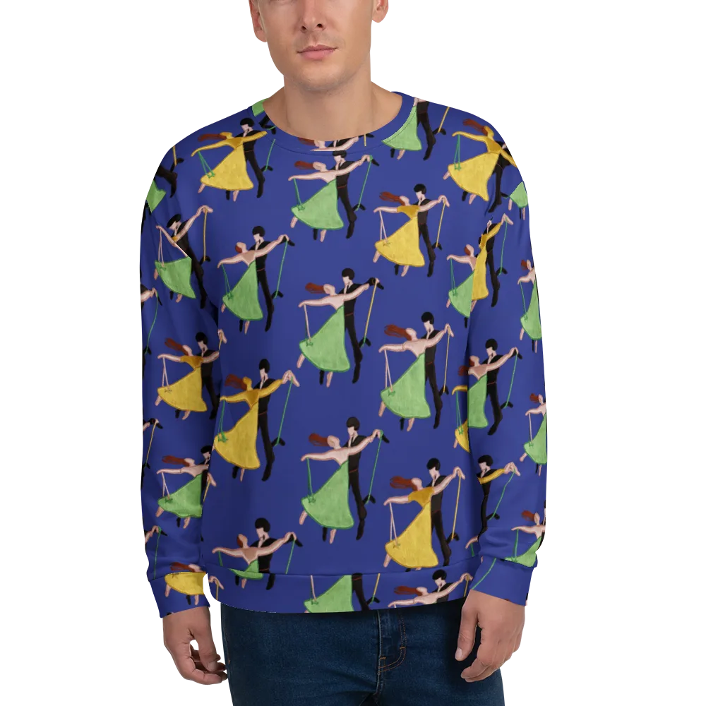 Swingtime Silhouettes on Sweatshirt — Front