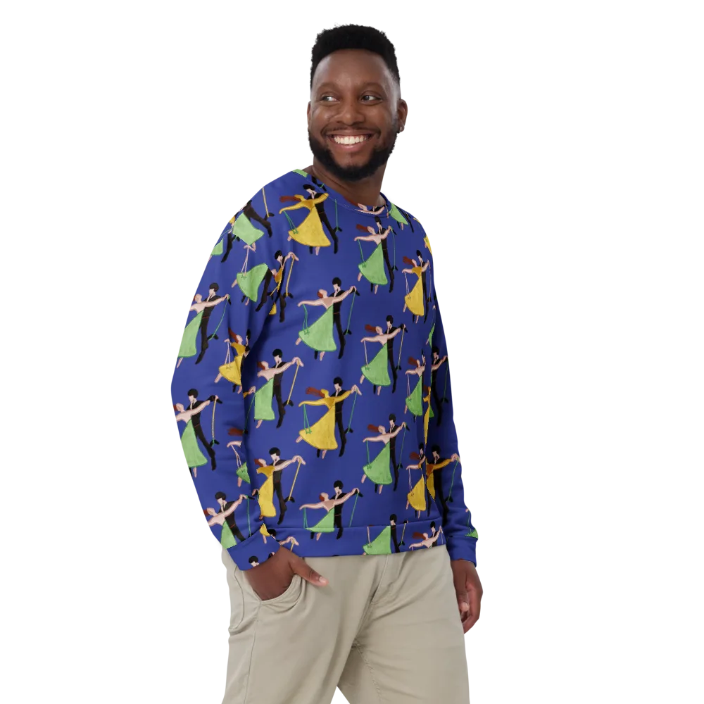 Swingtime Silhouettes on Sweatshirt — Front
