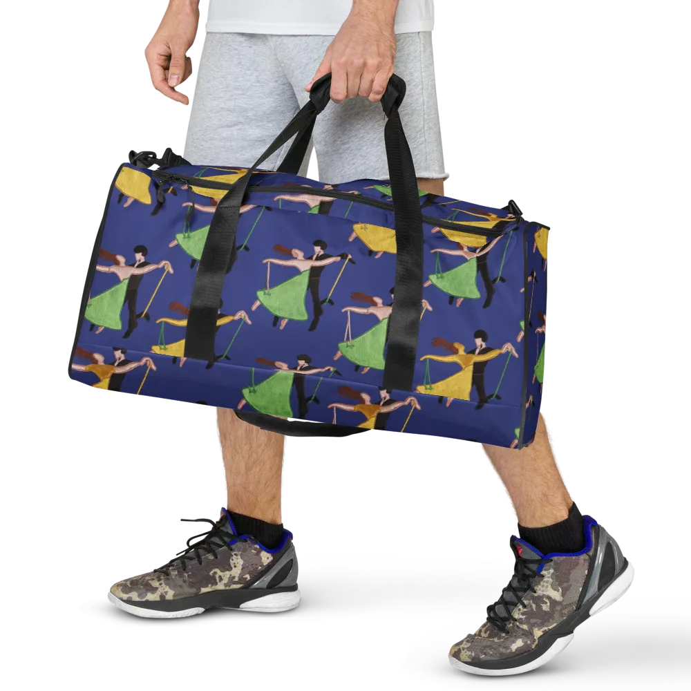 Swingtime Silhouettes on Duffle Bag — Front