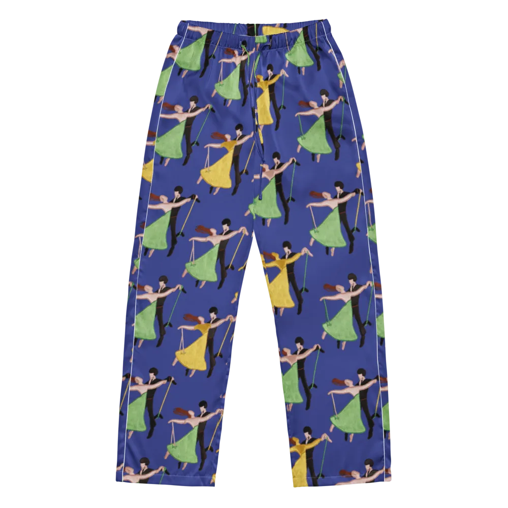 Swingtime Silhouettes on Women's Pajama Pants — Front