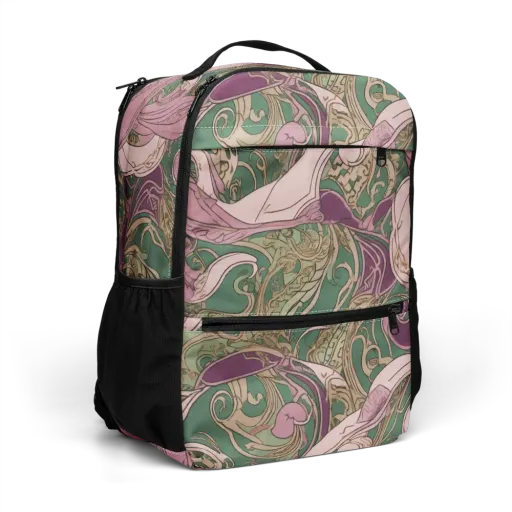 Mauve Arabesque on a Utility Backpack