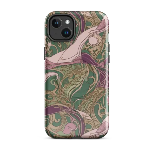 Mauve Arabesque on a MagSafe Tough Case for iPhone®