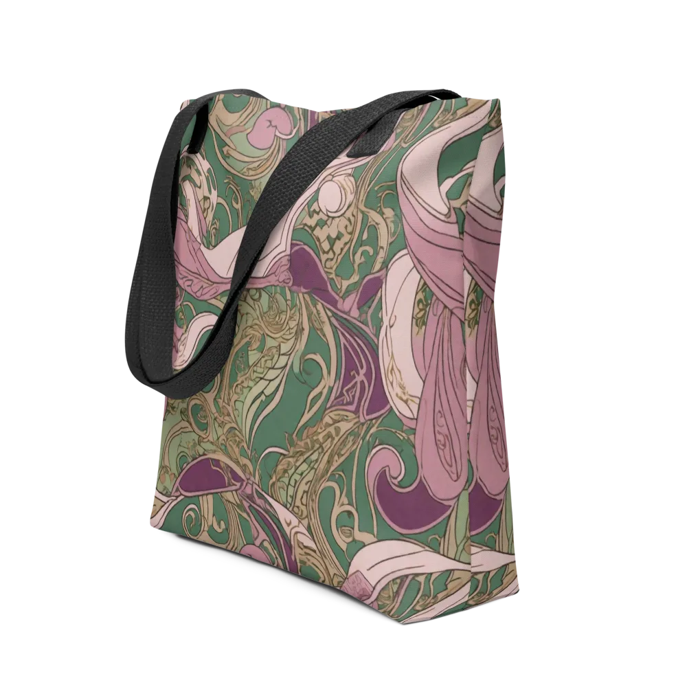 Mauve Arabesque on Tote Bag — Front